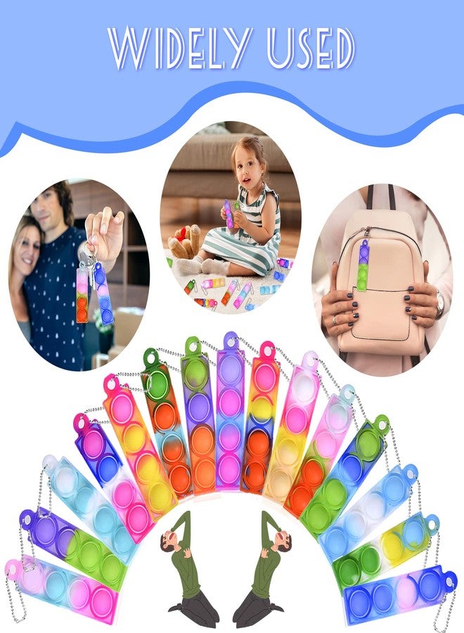 BicMan 150Pcs Pop Fidget Toys Bulk Easter Egg Fillers Party Favors for Kids Sensory Toy Goodie Bag Stuffers Stress Reliever Anti-Anxiety Desk Toy Easter Eggs Fillers - Image 3